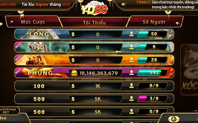 Chọn cửa cược theo kinh nghiệm