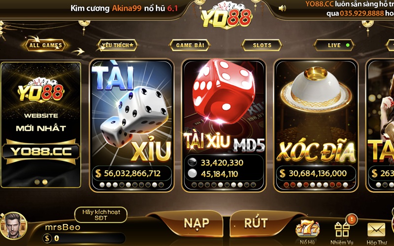 Game đổi thưởng yo88