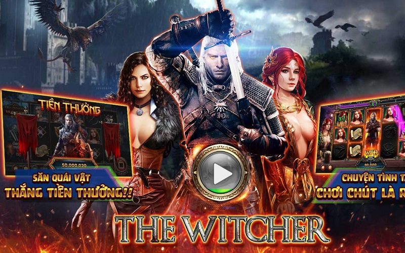 Nổ hũ The Witcher YO88: Chinh phục hũ thưởng cực lớn